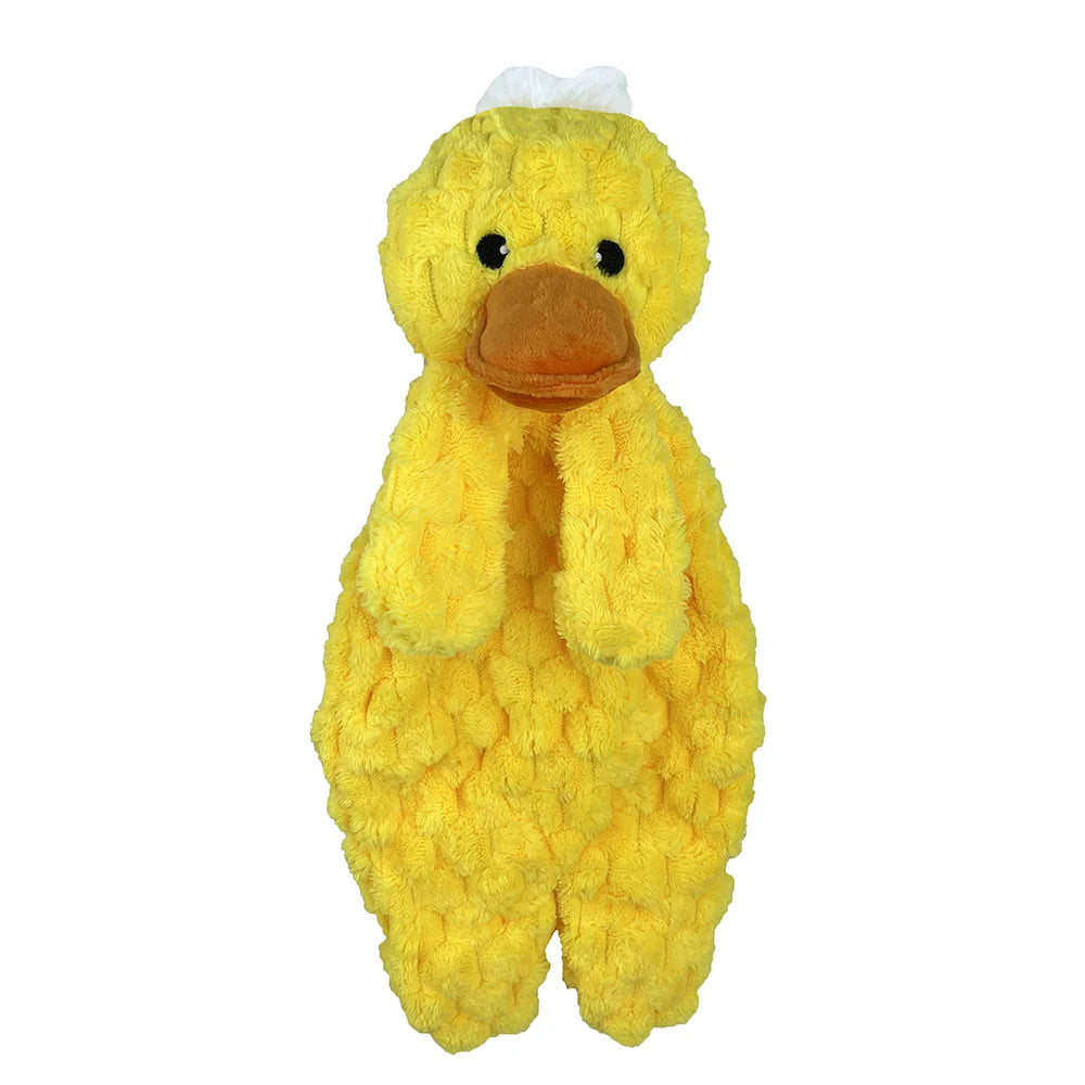 Large Fms Dog Beds Toys, soft and colorful plush toys designed for dogs, displayed on a clean background.