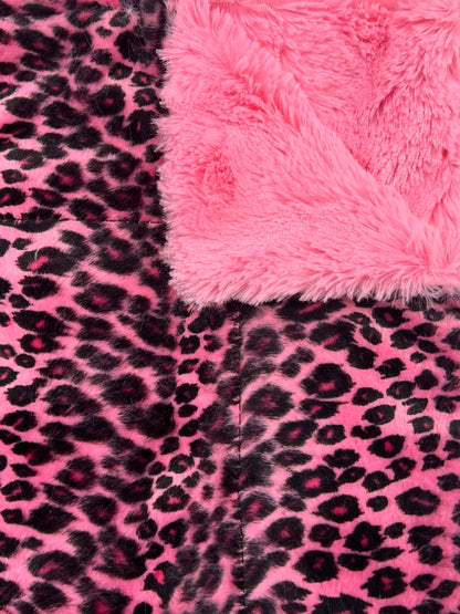 Soft Fms Dog Beds Minky 5'x6' blanket, cozy and plush for pet comfort, with a smooth, textured minky fabric.