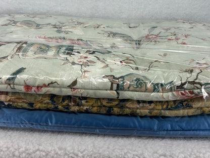 FMS Dog Beds packs of beds designed to fit RuffLand™ Performance Kennels, showing plush, comfortable bedding inside kennel.