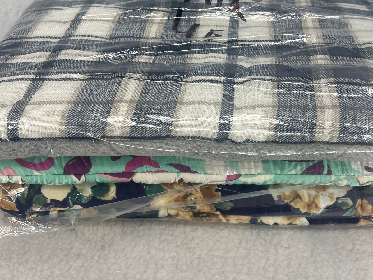 FMS Dog Beds packs designed to fit RuffLand™ Performance Kennels, showing soft, durable bedding inside a kennel.