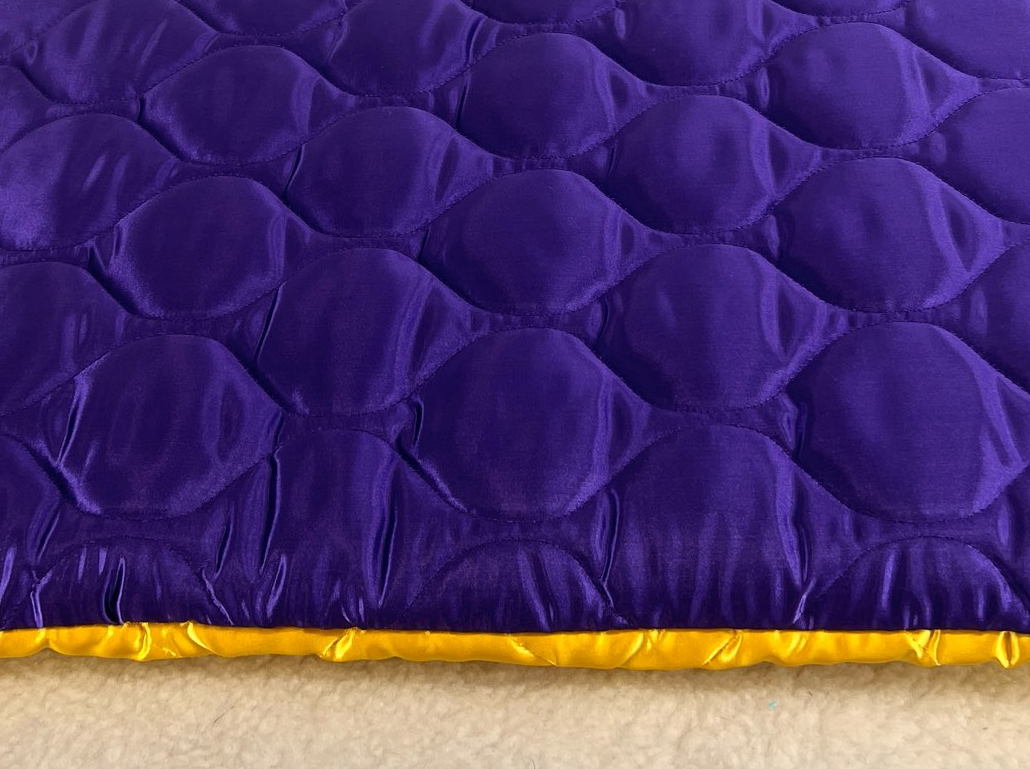 Purple & Yellow Grooming Table Toppers