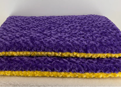 Purple & Yellow Grooming Table Toppers