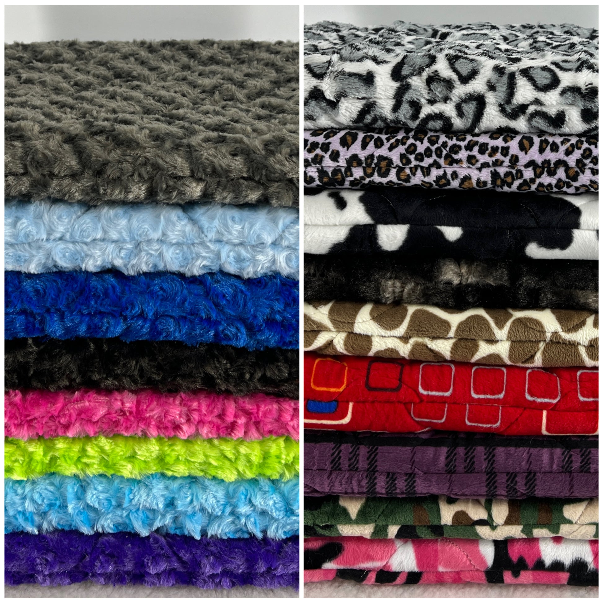 LUXURY MINKY FUR PRINTS KENNEL PACKS - FMS Dog Beds