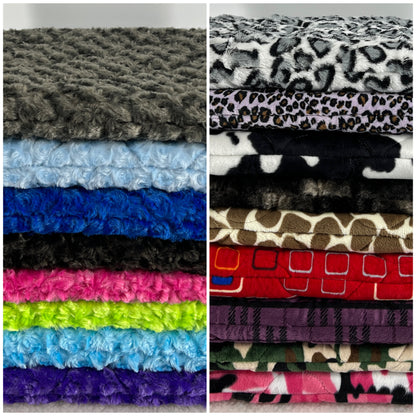 LUXURY MINKY FUR PRINTS KENNEL PACKS - FMS Dog Beds