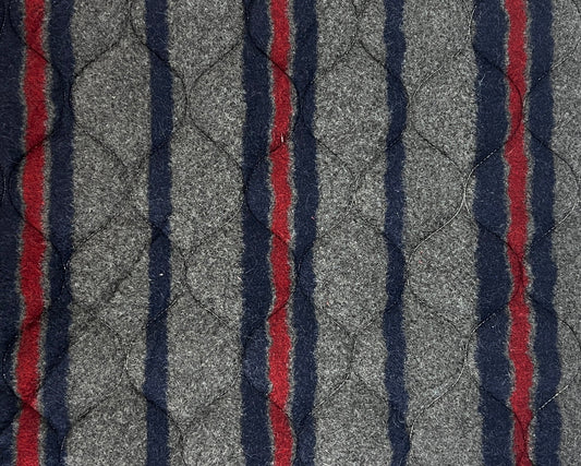 Fms Dog Beds 13x18 dog bed with striped berber fabric, plush and comfortable for pets.